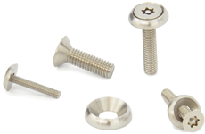 Flat Head Bolts with Hexalobular Socket (with Pin)